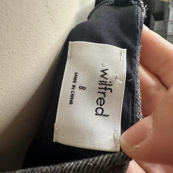 Wilfred Wool Blend Plaid Mini Skirt size 8 - Picture 7 of 13